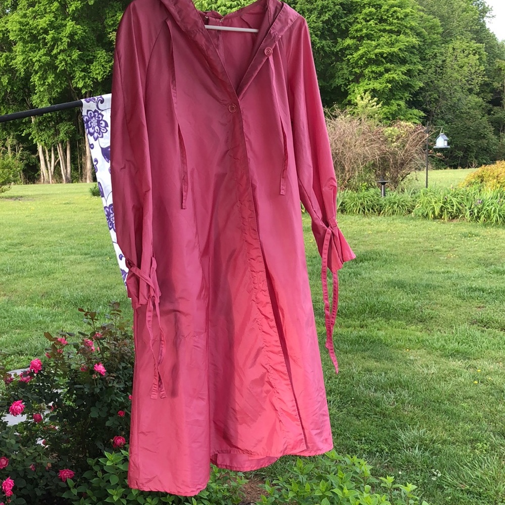 Vintage Totes Rose Packable Trench Coat-10